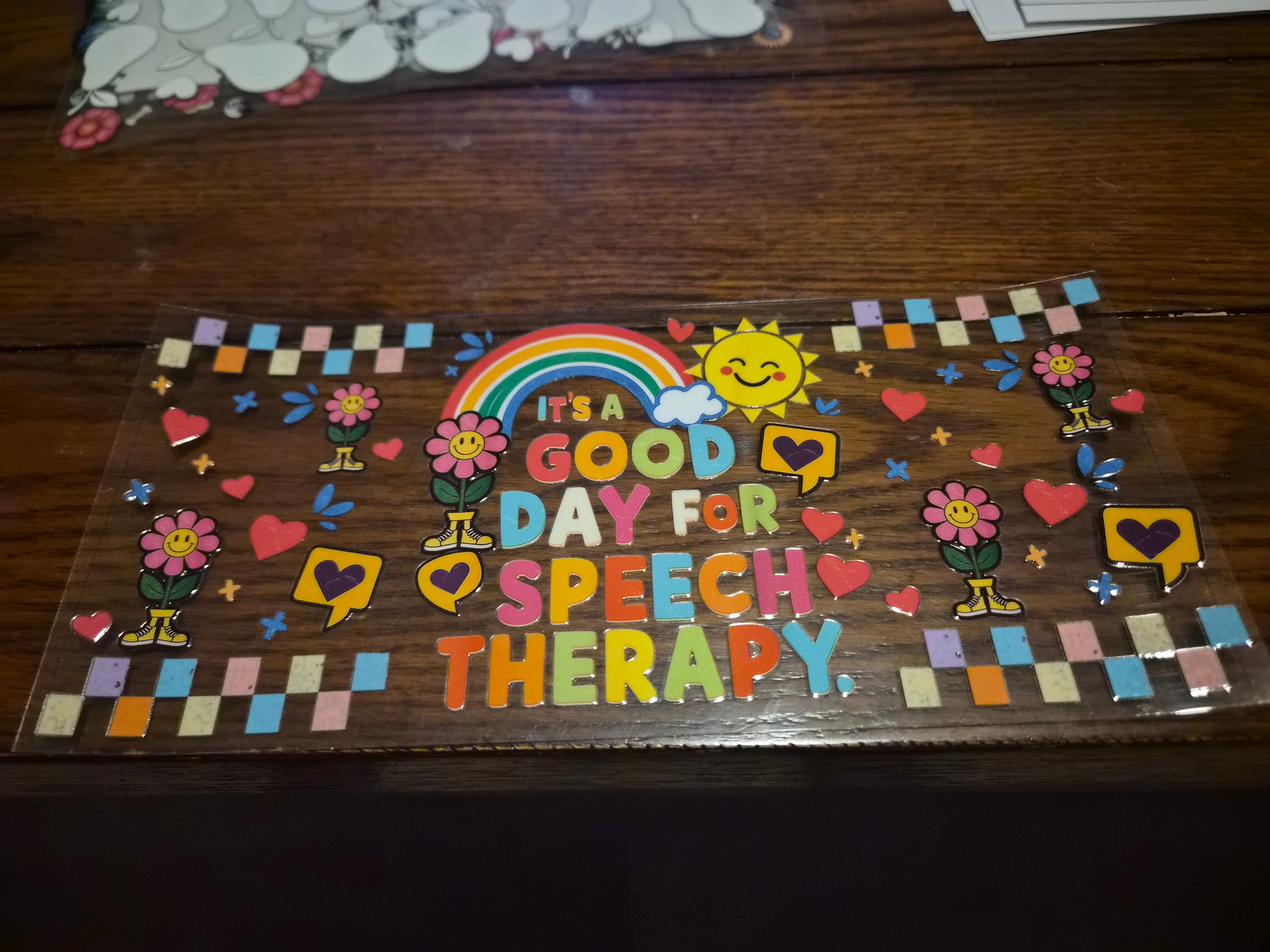 Speech Therapy Cup Wrap