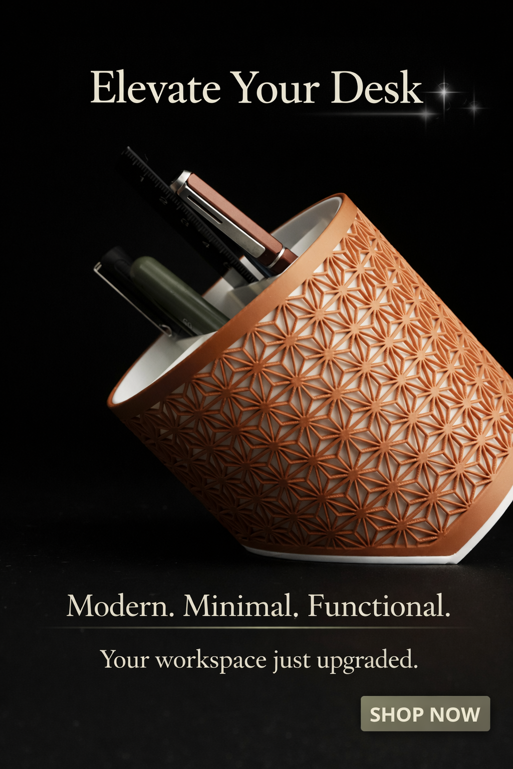 Desk Organizer- Pen Holder