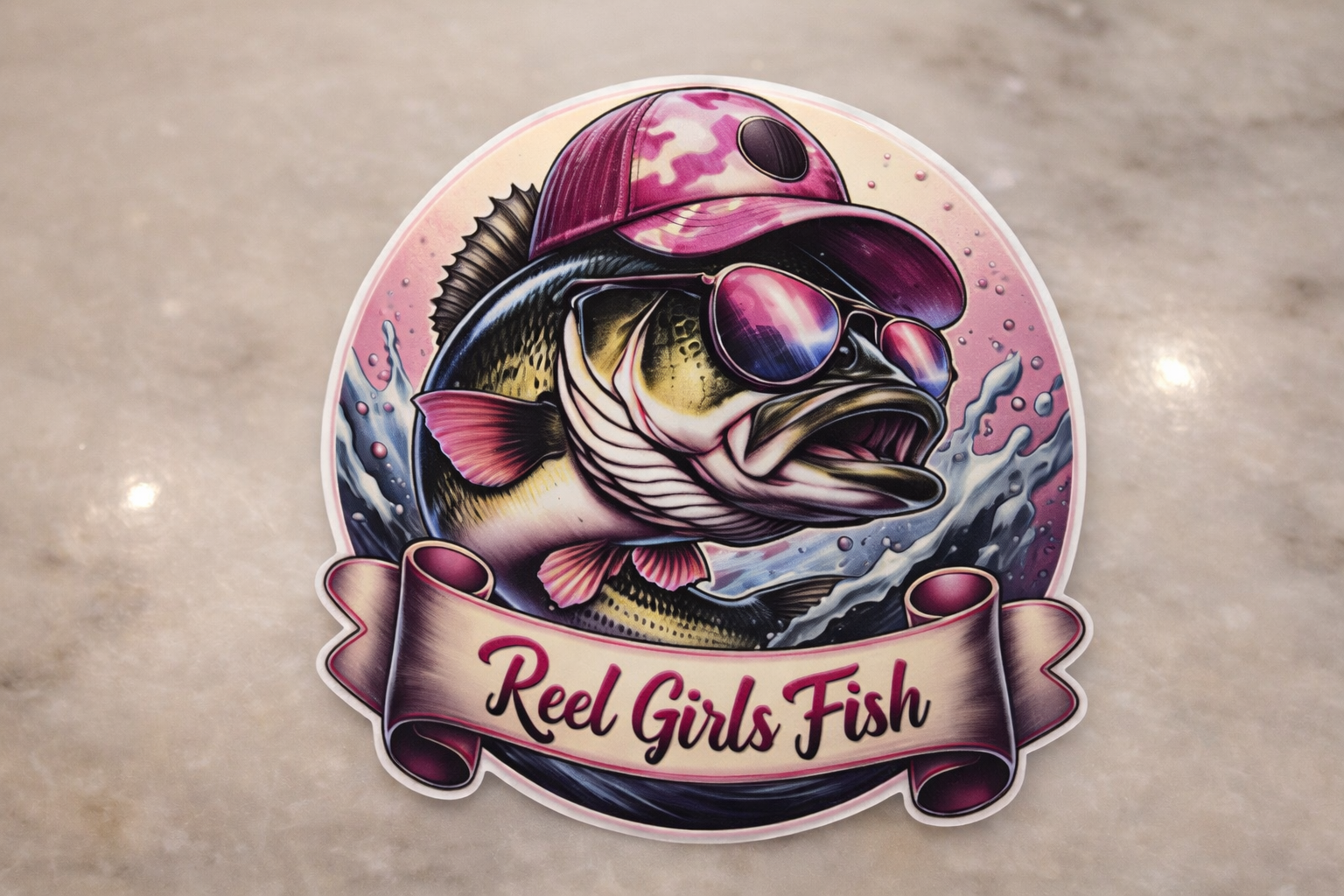 Reel Girls Fish Cup Wrap