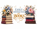 Easly Distracted By Books Cup Wraps