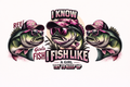I Know I Fish Like A Girl Cup Wrap