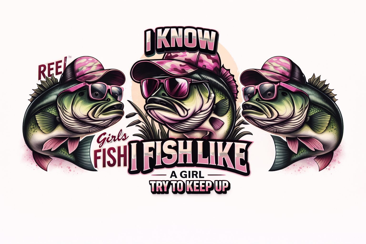 I Know I Fish Like A Girl Cup Wrap