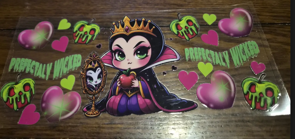 #14486 Perfectly Wicked Cup Wrap- Evil Queen